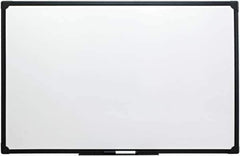 UNIVERSAL - 24" High x 36" Wide Erasable Melamine Marker Boards - Anodized Aluminum, 42-1/4" Deep, Includes Mounting Kit - USA Tool & Supply