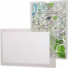 OXFORD - 50 Piece Clear Sheet Protectors-Envelopes - 8" High x 5" Wide - USA Tool & Supply