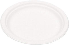 ECO PRODUCTS - Eco-Products Compostable Sugarcane Dinnerware, 9" Plate - White - USA Tool & Supply