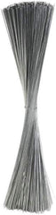 ADVANTUS - 12" Long Gray Galvanized Steel Wire Tag Fastener - 0.7" Max Bundle Diam - USA Tool & Supply