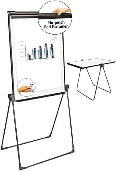 UNIVERSAL - Foldable Double Sided Dry Erase Easel - 37-1/2 Inch High - USA Tool & Supply