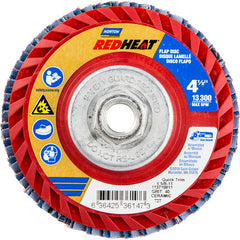 ‎4-1/2″ × 1/4″ × 5/8″ Twinstar Flap Disc Type 27 Flat 40 Grit - USA Tool & Supply