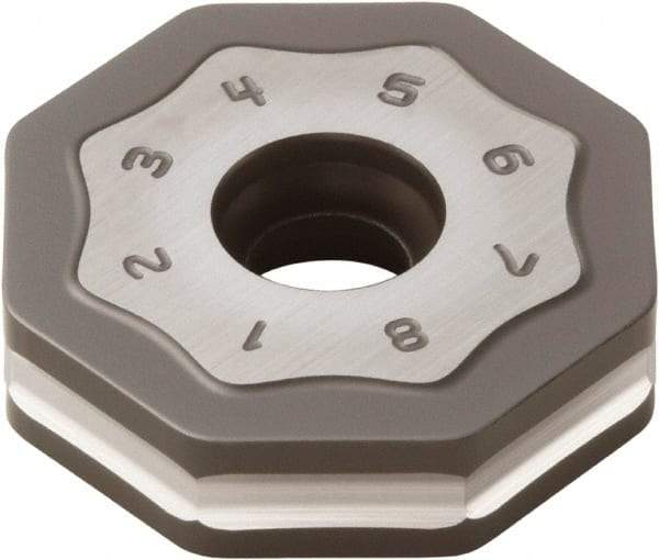 Seco - ONMU090520 MD16 Grade T350M Carbide Milling Insert - TiCN/Al2O3 Finish, 0.228" Thick, 0.866" Inscribed Circle - USA Tool & Supply