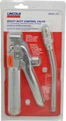 Lincoln - 1/4 Inlet Thread, 1/8 Outlet Thread, Steel Grease Control Valve - FNPT Outlet Thread, FNPT Inlet Thread - USA Tool & Supply