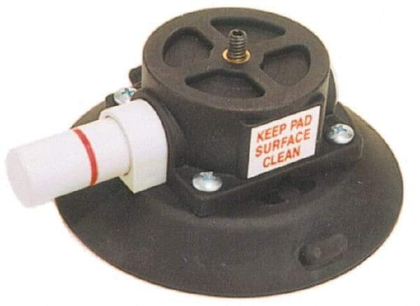 Woods Power-Grip - 40 Lb. Capacity Vacuum Mount Lifter - 4-1/2 Inch Diameter Aluminum Cup and 1/4-20 x 1/4 Inch Length Stud Mount - USA Tool & Supply