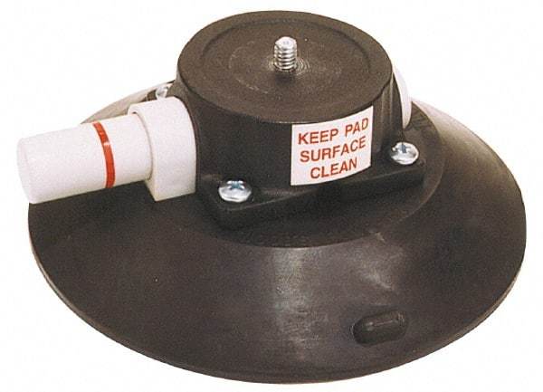 Woods Power-Grip - 70 Lb. Capacity Vacuum Mount Lifter - 6 Inch Diameter Aluminum Cup and 1/4-20 x 1/4 Inch Length Stud Mount - USA Tool & Supply