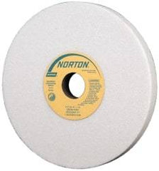 Norton - 8" Diam x 1-1/4" Hole x 3/4" Thick, I Hardness, 46 Grit Surface Grinding Wheel - Aluminum Oxide, Type 1, Coarse Grade, 3,105 Max RPM, Vitrified Bond, No Recess - USA Tool & Supply