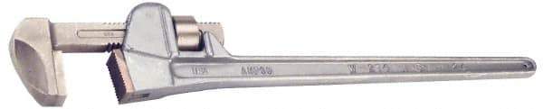 Ampco - 18" Aluminum Nonsparking Pipe Wrench - 3-3/16" Pipe Capacity - USA Tool & Supply