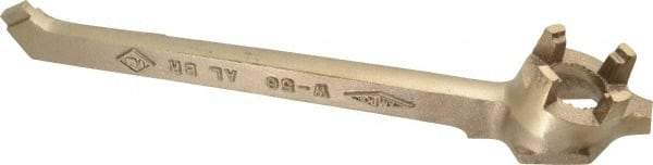 Ampco - 12" Long Aluminum Bronze Drum Plug Wrench - For Use with 3/4" and 2" Bungs, Nonsparking - USA Tool & Supply