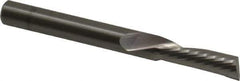 Onsrud - 1/4" Cutting Diam x 3/4" Length of Cut, 1 Flute, Downcut Spiral Router Bit - Uncoated, Right Hand Cut, Solid Carbide, 2-1/2" OAL x 1/4" Shank Diam, Single Edge, 22° Helix Angle - USA Tool & Supply