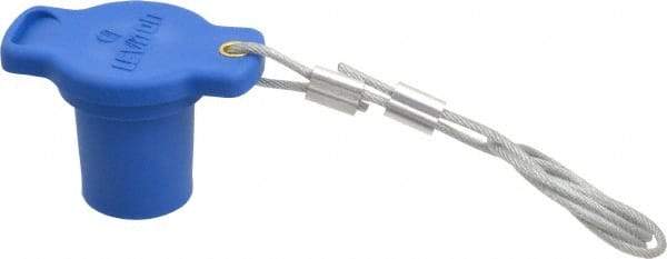 Leviton - 3R NEMA Rated, Male, Blue Single Pole Protective Cap - For Use with Female Plug, CSA Certified, UL Listed - USA Tool & Supply