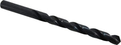 Cleveland - Letter Q 118° High Speed Steel Jobber Drill - Oxide Finish, Right Hand Cut, Spiral Flute, Straight Shank, 4-3/4" OAL, Standard Point - USA Tool & Supply