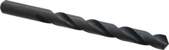 Cleveland - 15/32" 118° High Speed Steel Jobber Drill - Oxide Finish, Right Hand Cut, Spiral Flute, Straight Shank, 5-3/4" OAL, Standard Point - USA Tool & Supply