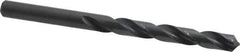 Cleveland - 8.5mm 118° High Speed Steel Jobber Drill - Oxide Finish, Right Hand Cut, Spiral Flute, Straight Shank, 4.606" OAL, Standard Point - USA Tool & Supply