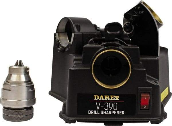 Darex - 1/4 Hp, Drill Bit Sharpener - 115 Volts, For Use On Drill Bits - USA Tool & Supply