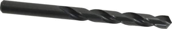 Cleveland - 12mm 118° High Speed Steel Jobber Drill - Oxide Finish, Right Hand Cut, Spiral Flute, Straight Shank, 5.945" OAL, Standard Point - USA Tool & Supply
