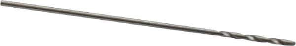 Cleveland - 1/64" 118° High Speed Steel Jobber Drill - Oxide Finish, Right Hand Cut, Spiral Flute, Straight Shank, 3/4" OAL, Standard Point - USA Tool & Supply