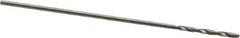 Cleveland - 1/64" 118° High Speed Steel Jobber Drill - Oxide Finish, Right Hand Cut, Spiral Flute, Straight Shank, 3/4" OAL, Standard Point - USA Tool & Supply