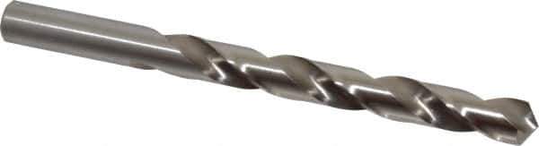 Cleveland - 31/64" 118° High Speed Steel Jobber Drill - Bright Finish, Right Hand Cut, Spiral Flute, Straight Shank, 5-7/8" OAL, Standard Point - USA Tool & Supply