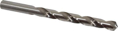 Cleveland - 31/64" 118° High Speed Steel Jobber Drill - Bright Finish, Right Hand Cut, Spiral Flute, Straight Shank, 5-7/8" OAL, Standard Point - USA Tool & Supply