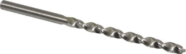Cleveland - #13 118° High Speed Steel Jobber Drill - Bright Finish, Right Hand Cut, Spiral Flute, Straight Shank, 3-1/2" OAL, Standard Point - USA Tool & Supply