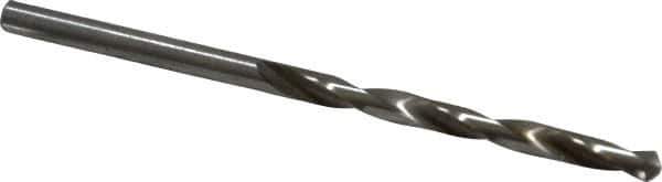 Cleveland - #25 118° High Speed Steel Jobber Drill - Bright Finish, Right Hand Cut, Spiral Flute, Straight Shank, 3" OAL, Standard Point - USA Tool & Supply