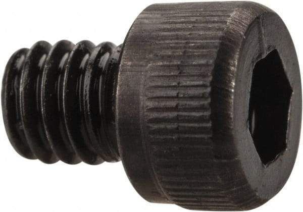 Value Collection - #3-56 UNF Hex Socket Drive, Socket Cap Screw - Alloy Steel, Black Oxide Finish, Fully Threaded, 1/8" Length Under Head - USA Tool & Supply