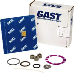 Gast - 9 Piece Air Compressor Repair Kit - For Use with Gast Model #0211-V45F-G8CX, #0211-V36A-G8CX and #0211-V45F-G230CX - USA Tool & Supply