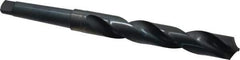 Cleveland - 1-1/8", 3MT 118° Point High Speed Steel Taper Shank Drill Bit - Oxide Finish, 7-1/8" Flute Length, 11-3/4" OAL, Spiral Flute, Series 2411 - USA Tool & Supply