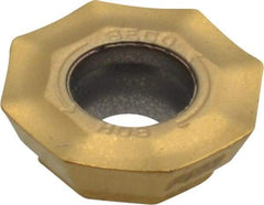 Seco - OFEX05T305 M08 Grade F40M Carbide Milling Insert - TiAlN/TiN Finish, 0.148" Thick, 1/2" Inscribed Circle - USA Tool & Supply