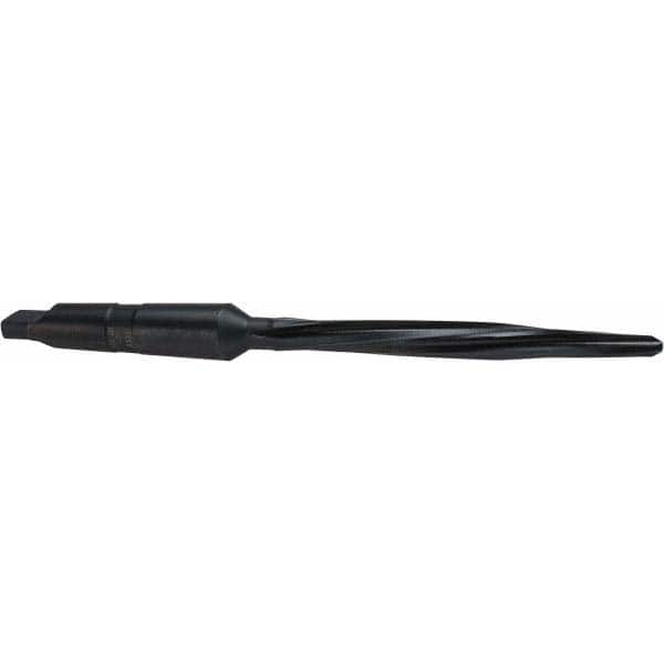 Cleveland - 7/16" Reamer Diam, 0.266" Small End Diam, 2MT Morse Taper Shank, 4-3/8" Flute, Bridge Reamer - USA Tool & Supply