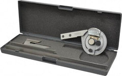 Fowler - 6, 12 Inch Long Blade, 360° Max Measurement, Bevel Protractor - Accuracy up to 5 Min, 1° Dial Graduation - USA Tool & Supply