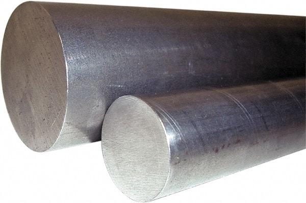 Made in USA - 12" Diam x 72" Long, 1018 Steel Round Rod - Hot Rolled, Steel - USA Tool & Supply
