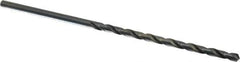 Cleveland - #10, 118° Point, Spiral Flute, High Speed Steel Taper Length Drill Bit - Oxide Finish, 3-5/8" Flute Length, 6" OAL, Series 2510 - USA Tool & Supply