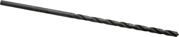 Cleveland - #17, 118° Point, Spiral Flute, High Speed Steel Taper Length Drill Bit - Oxide Finish, 3-3/8" Flute Length, 5-3/4" OAL, Series 2510 - USA Tool & Supply