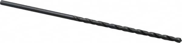 Cleveland - #22 118° Spiral Flute High Speed Steel Taper Length Drill Bit - USA Tool & Supply
