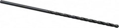 Cleveland - #22 118° Spiral Flute High Speed Steel Taper Length Drill Bit - USA Tool & Supply