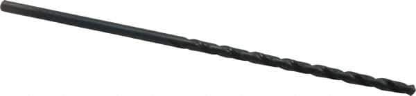 Cleveland - #23, 118° Point, Spiral Flute, High Speed Steel Taper Length Drill Bit - Oxide Finish, 3" Flute Length, 5-3/8" OAL, Series 2510 - USA Tool & Supply