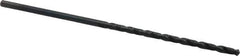 Cleveland - #23, 118° Point, Spiral Flute, High Speed Steel Taper Length Drill Bit - Oxide Finish, 3" Flute Length, 5-3/8" OAL, Series 2510 - USA Tool & Supply