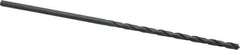 Cleveland - #29, 118° Point, Spiral Flute, High Speed Steel Taper Length Drill Bit - Oxide Finish, 3" Flute Length, 5-3/8" OAL, Series 2510 - USA Tool & Supply
