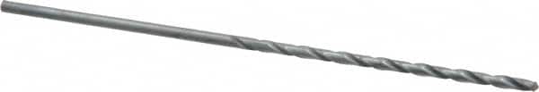 Cleveland - #30 118° Spiral Flute High Speed Steel Taper Length Drill Bit - USA Tool & Supply