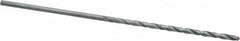 Cleveland - #30 118° Spiral Flute High Speed Steel Taper Length Drill Bit - USA Tool & Supply