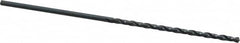 Cleveland - #32 118° Spiral Flute High Speed Steel Taper Length Drill Bit - USA Tool & Supply