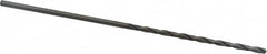 Cleveland - #37 118° Spiral Flute High Speed Steel Taper Length Drill Bit - USA Tool & Supply