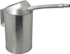 Value Collection - Flexible Spout, Measure Oiler - Steel Body, Galvanized - USA Tool & Supply