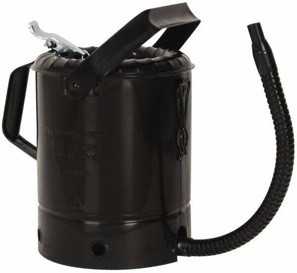 Plews - 14" Long Flexible Spout, Measure Oiler - Steel Body, Painted - USA Tool & Supply