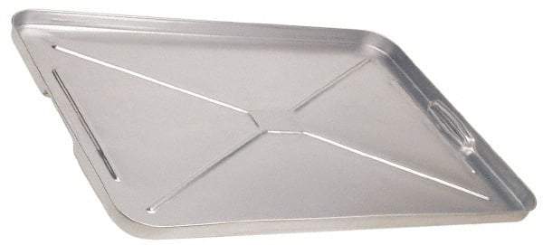 Plews - 26" Long x 17-3/4" Wide x 1" High, Oil Drip Pan - Galvanized Steel - USA Tool & Supply