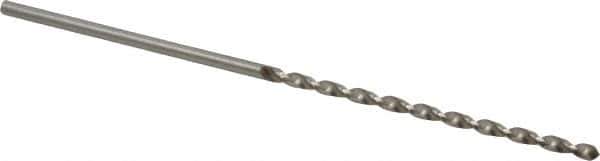 Cleveland - #29, 118° Point, Spiral Flute, High Speed Steel Taper Length Drill Bit - Bright Finish, 3" Flute Length, 5-3/8" OAL, Series 2550 - USA Tool & Supply