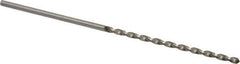 Cleveland - #29, 118° Point, Spiral Flute, High Speed Steel Taper Length Drill Bit - Bright Finish, 3" Flute Length, 5-3/8" OAL, Series 2550 - USA Tool & Supply