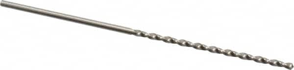 Cleveland - #37 118° Spiral Flute High Speed Steel Taper Length Drill Bit - USA Tool & Supply